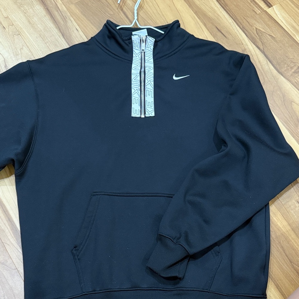 Nike Black Quarter-Zip Sweatshirt